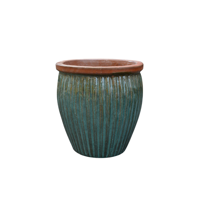 Wide Embossed Rim Jar - 494