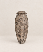 Tinaja de terracota pintada envejecida Ø51×126 cm