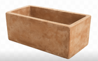 Set de 3 jardineras de terracota, acabado antiguo con carácter